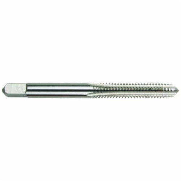 Straight Flute Hand Tap, Series 2068, Imperial, GroundUNF, 080, Plug Chamfer, 2 Flutes, HSS, Bri, Morse, Mfr#: 33701